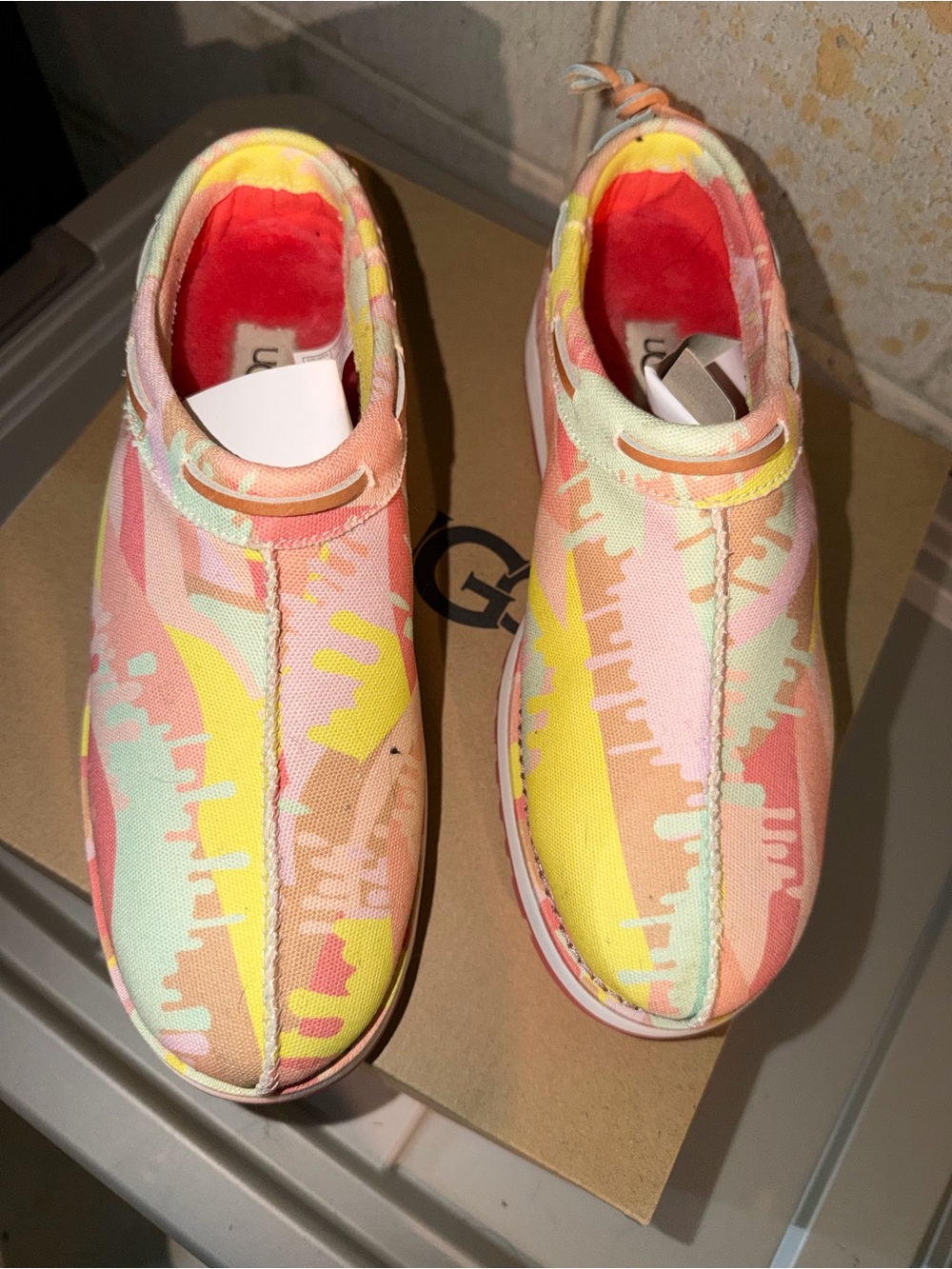 UGG Slippers in Pastel Yellow, Pink & Mint BRAND NWOT